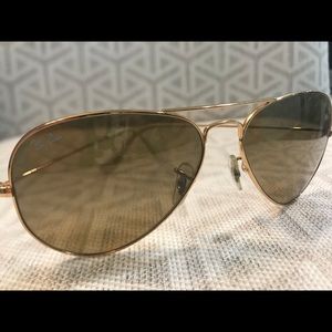 Real authentic aviator raybans